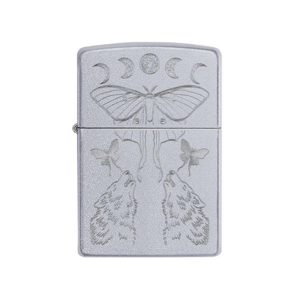 Zippo Butterfly and Wolf Design 49591 - Χονδρική